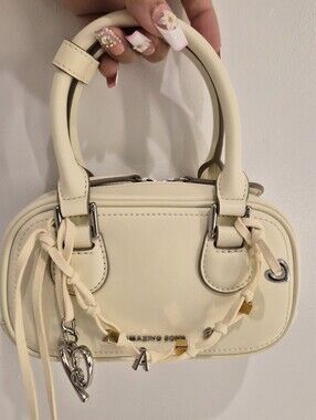 Amazing Song butter yellow toast mahjong Leather Small Bag
